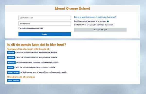 moodle testsite