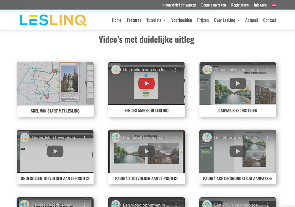 tutorials from LesLinq