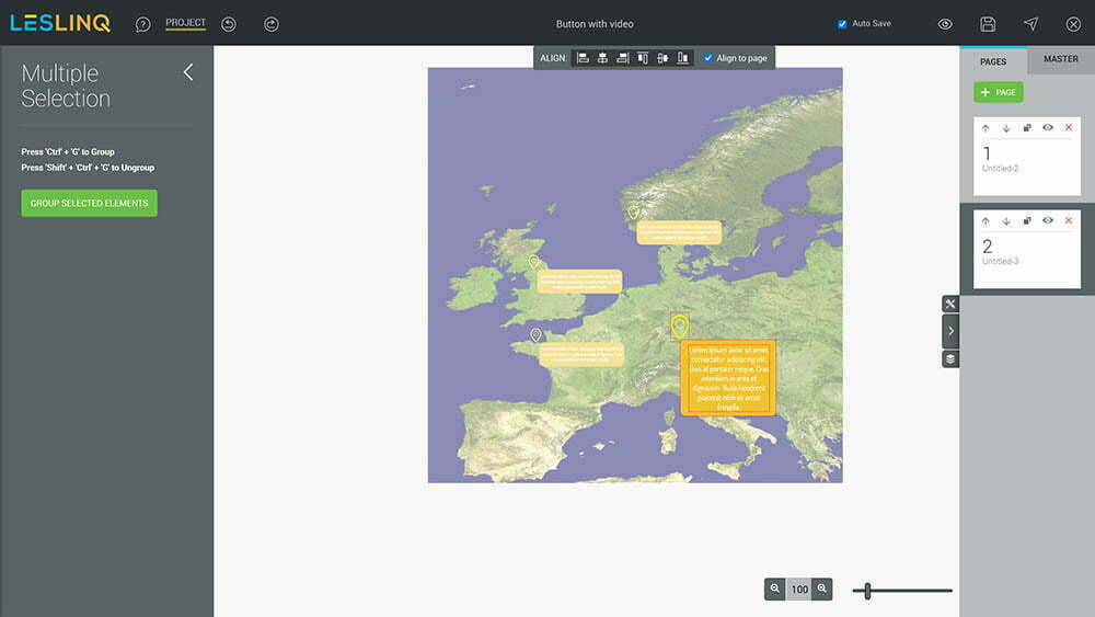 grouw layers Interactive Map