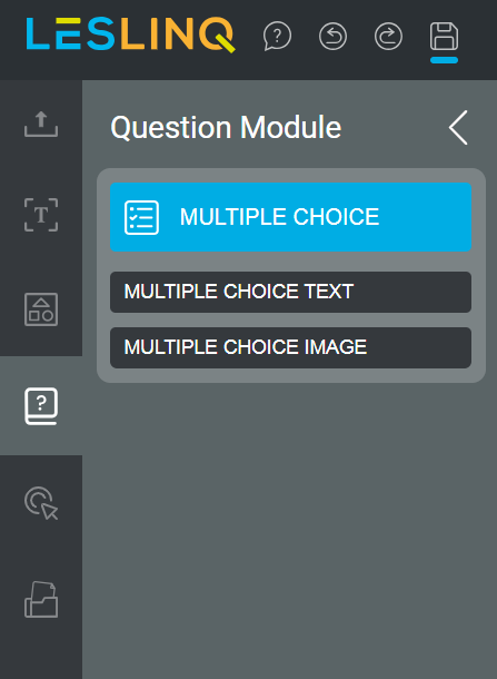 Multiple Choice Questions with images in LesLinq