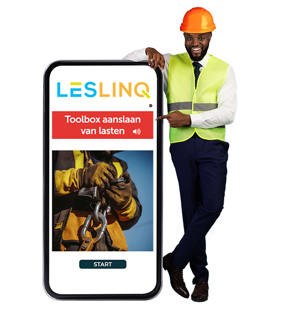 construction engineer met leslinq toolbox