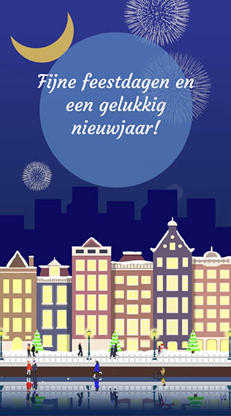 kerstkaart leslinq