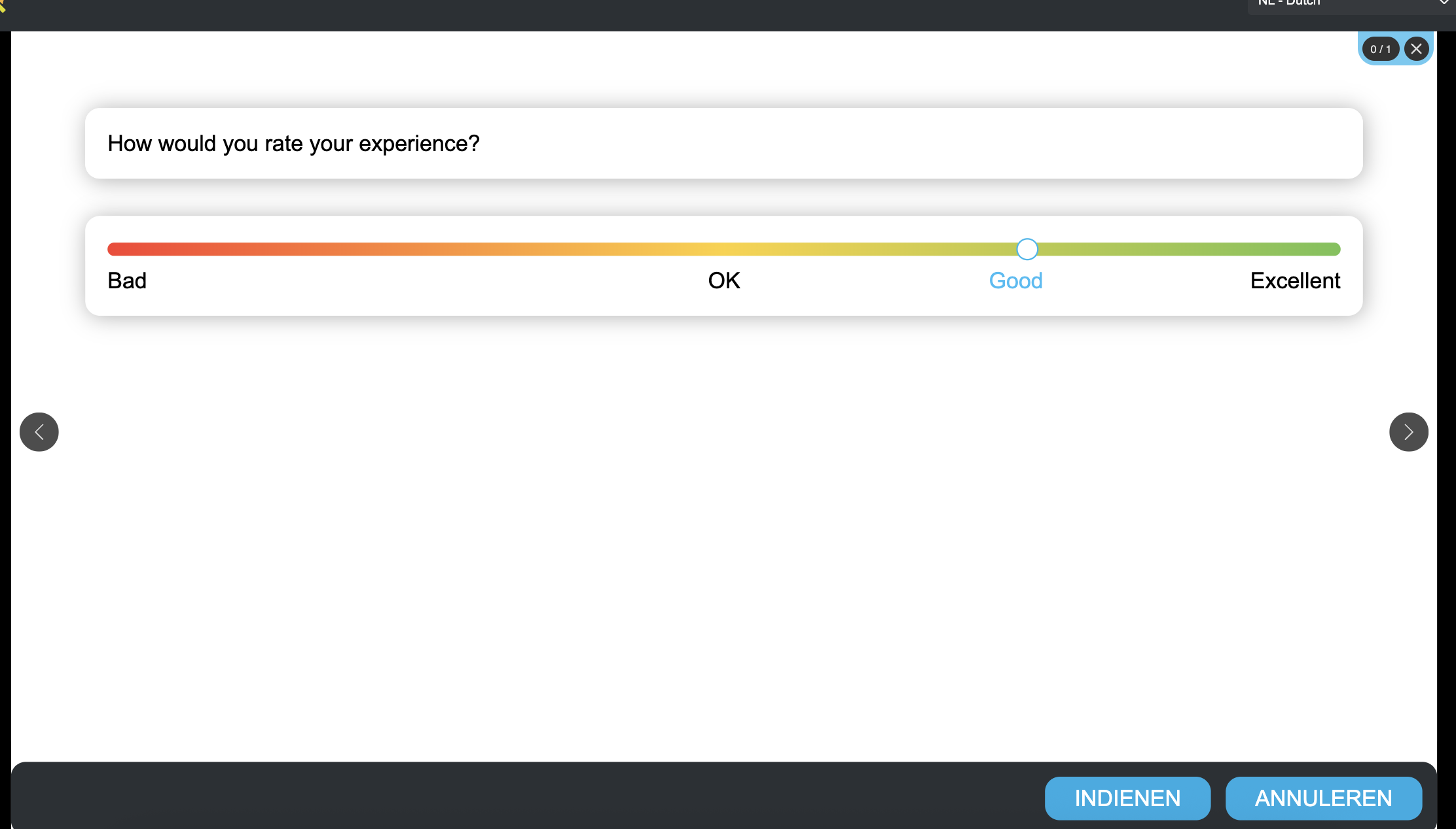 Ranking Question met extra info