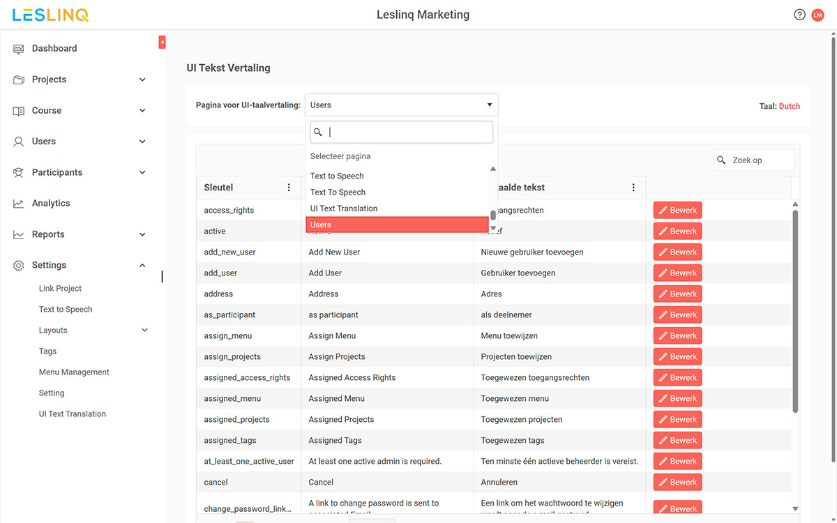 leslinq backend translation