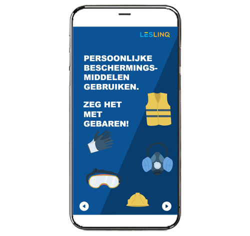 interactieve video PBM met LesLinq