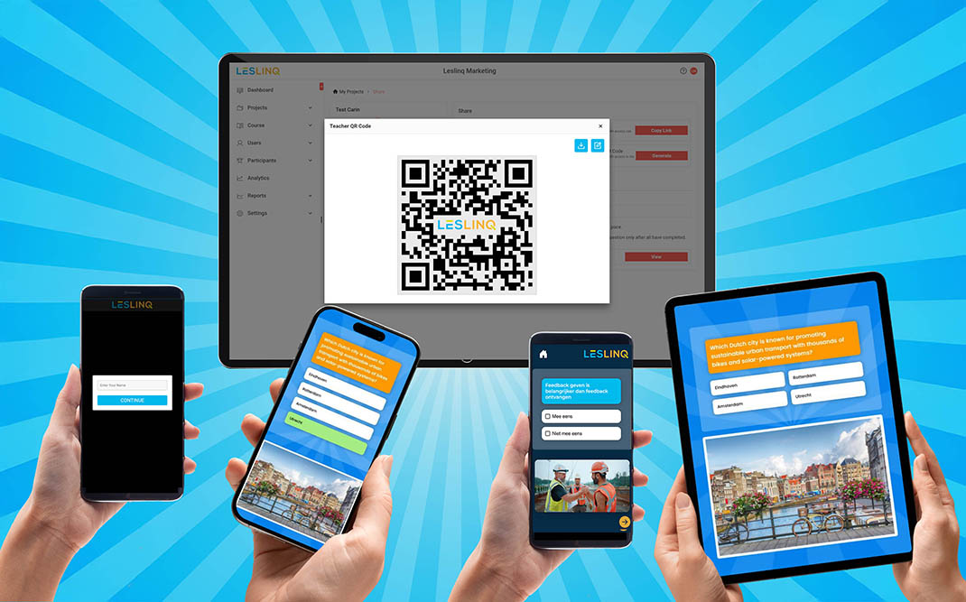 QuizLink, voor quizzen en polls in groepen