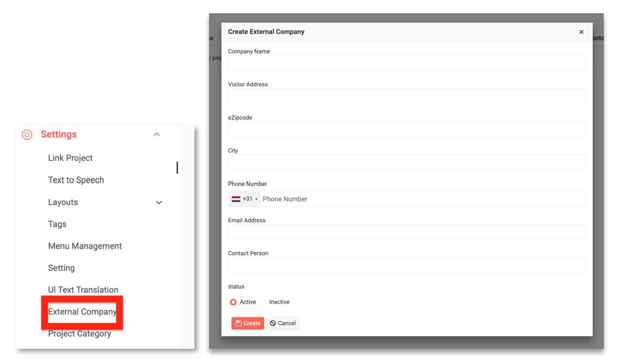 create-external-company create external company leslinq
